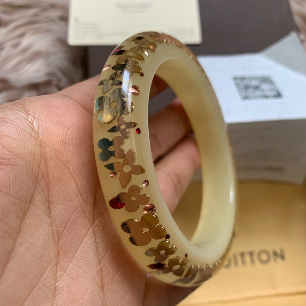 Authentic Louis Vuitton Inclusion Bangle Bracelet